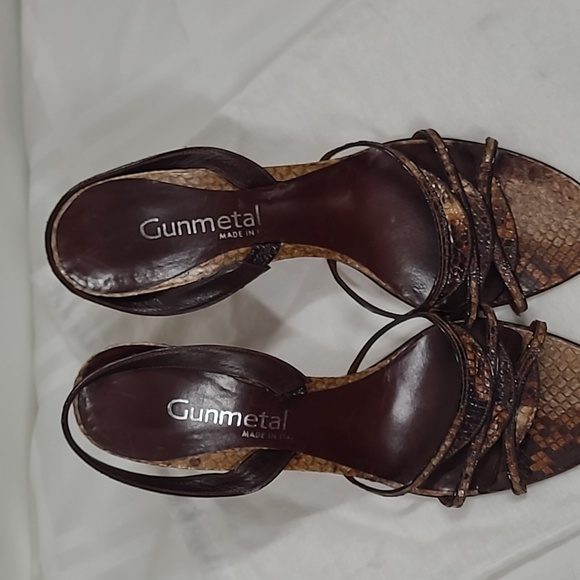Gunmetal Women's Multi Brown Sandal - Picture 2 of 10